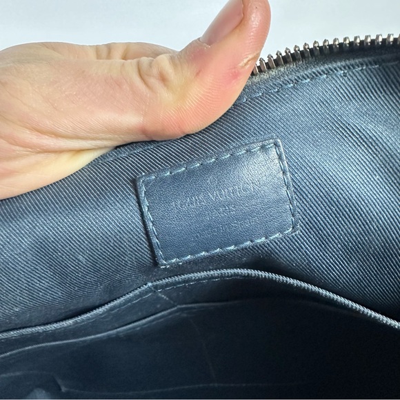 Louis Vuitton Leather Damier Infini Porte-Documents Jour Briefcase Cosmos - Picture 14 of 14